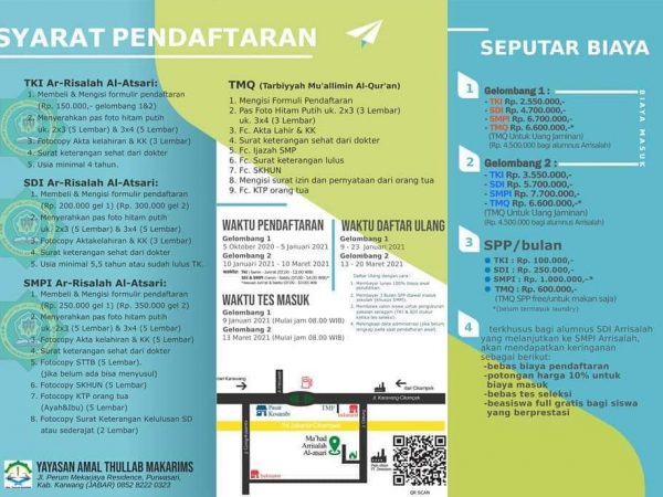 Syarat Pendaftaran Calon Siswa Baru